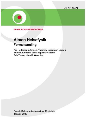 Almen Helsefysik - Dansk Dekommissionering