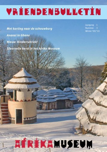 vriendenbulletin 2009 Nr 3 - Afrika Museum