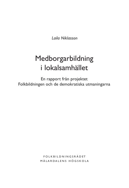 Medborgarbildning förord kap 1.pdf - Pedagogiska Resurser ...