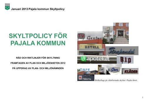 Skyltpolicy för Pajala kommun