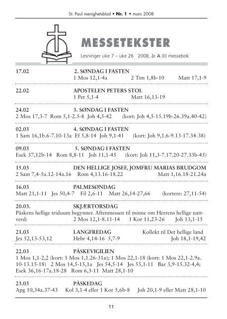 Paul blad 05 2 (Page 1) - St. Paul Menighet - Den katolske kirke