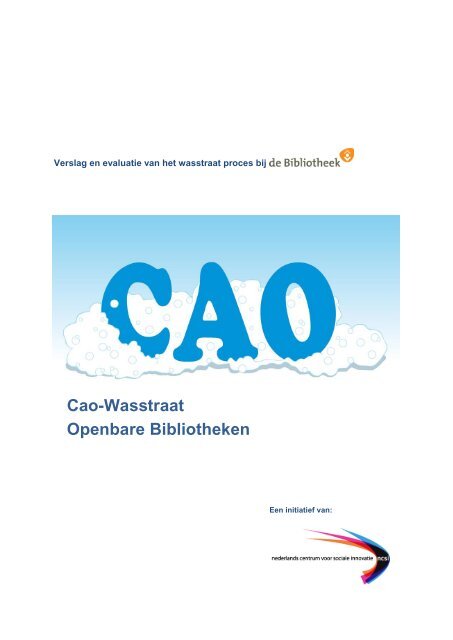 Cao-Wasstraat Openbare Bibliotheken - Kennisbank sociale innovatie