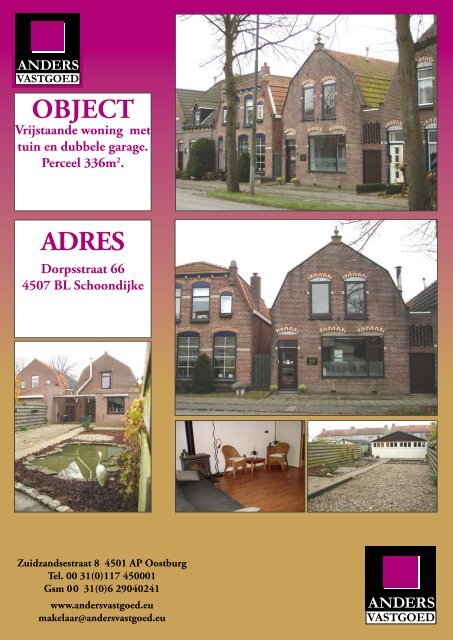 OBJECT ADRES - Anders Vastgoed