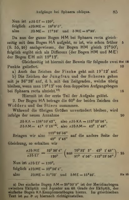 Des Claudius Ptolemäus Handbuch der astronomie ..