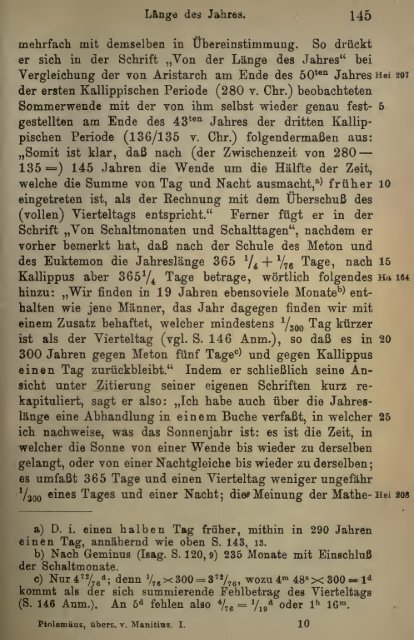 Des Claudius Ptolemäus Handbuch der astronomie ..