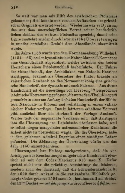 Des Claudius Ptolemäus Handbuch der astronomie ..