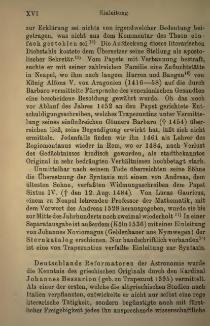 Des Claudius Ptolemäus Handbuch der astronomie ..