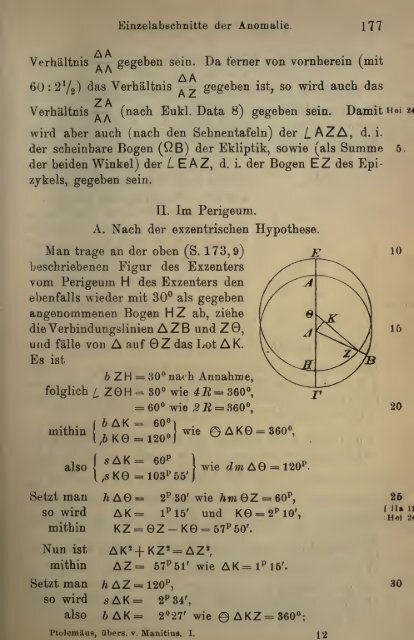 Des Claudius Ptolemäus Handbuch der astronomie ..