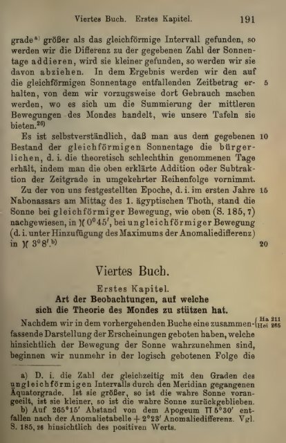 Des Claudius Ptolemäus Handbuch der astronomie ..