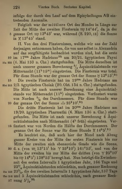 Des Claudius Ptolemäus Handbuch der astronomie ..