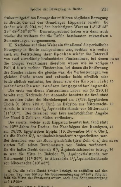 Des Claudius Ptolemäus Handbuch der astronomie ..