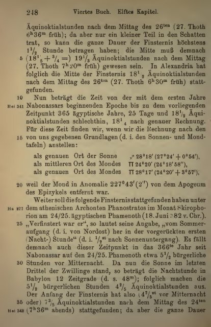 Des Claudius Ptolemäus Handbuch der astronomie ..