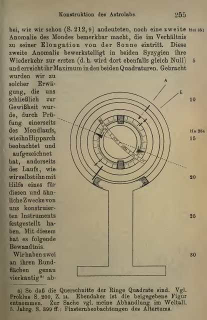 Des Claudius Ptolemäus Handbuch der astronomie ..