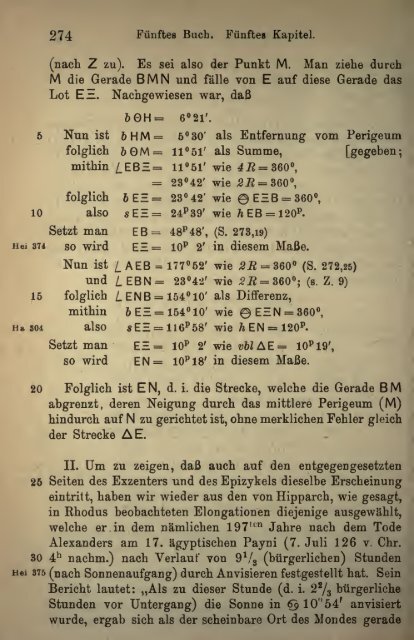 Des Claudius Ptolemäus Handbuch der astronomie ..