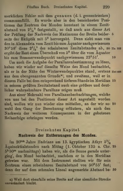 Des Claudius Ptolemäus Handbuch der astronomie ..