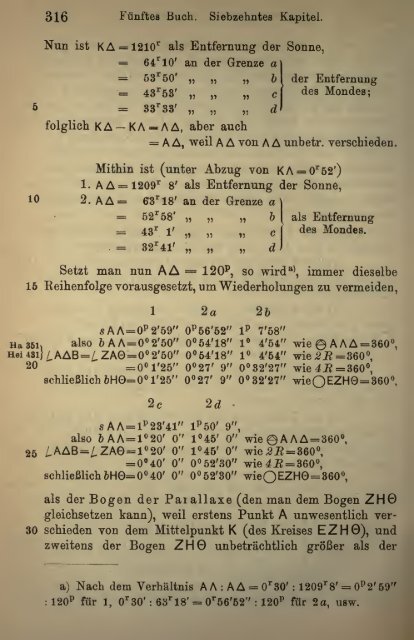 Des Claudius Ptolemäus Handbuch der astronomie ..