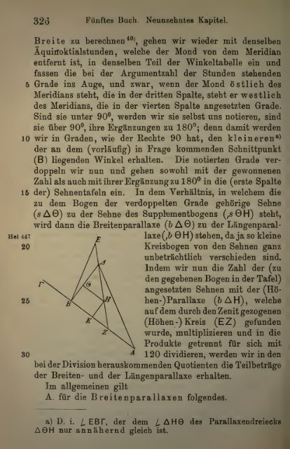 Des Claudius Ptolemäus Handbuch der astronomie ..