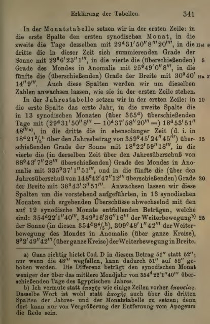 Des Claudius Ptolemäus Handbuch der astronomie ..