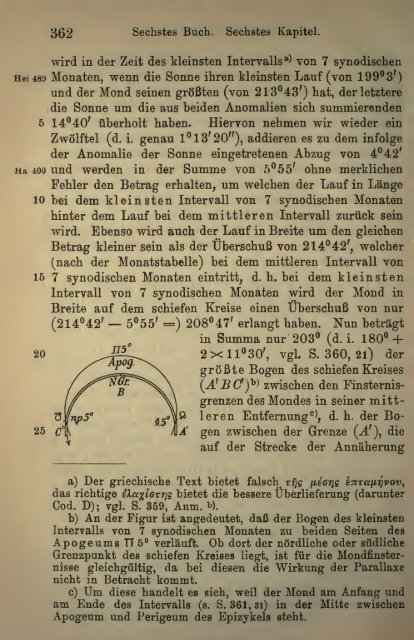 Des Claudius Ptolemäus Handbuch der astronomie ..