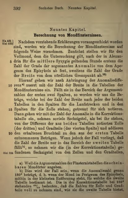 Des Claudius Ptolemäus Handbuch der astronomie ..