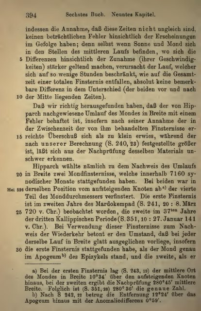 Des Claudius Ptolemäus Handbuch der astronomie ..