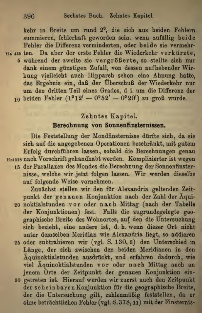 Des Claudius Ptolemäus Handbuch der astronomie ..