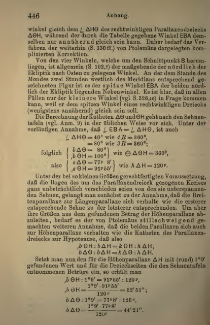 Des Claudius Ptolemäus Handbuch der astronomie ..