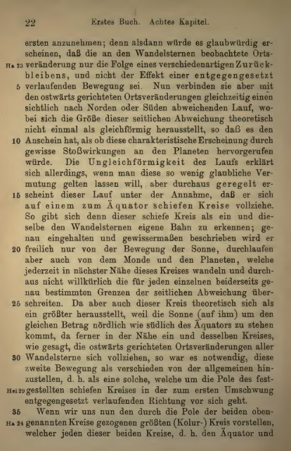 Des Claudius Ptolemäus Handbuch der astronomie ..