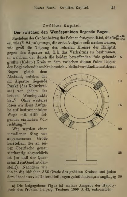 Des Claudius Ptolemäus Handbuch der astronomie ..