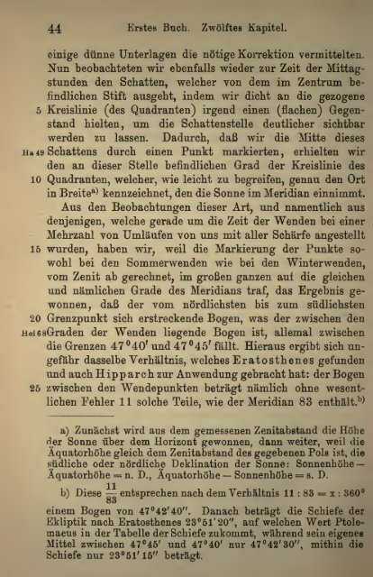 Des Claudius Ptolemäus Handbuch der astronomie ..