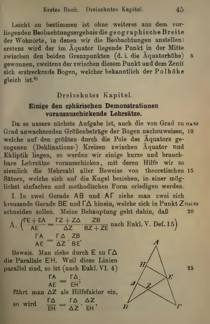 Des Claudius Ptolemäus Handbuch der astronomie ..