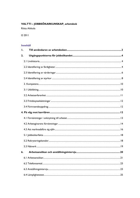 arbetsbok