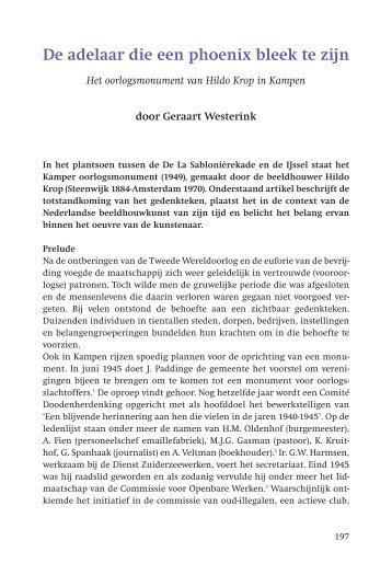 Geraart Westerink - Frans Walkate Archief