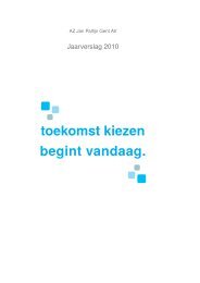 toekomst kiezen begint vandaag. - AZ Jan Palfijn Gent