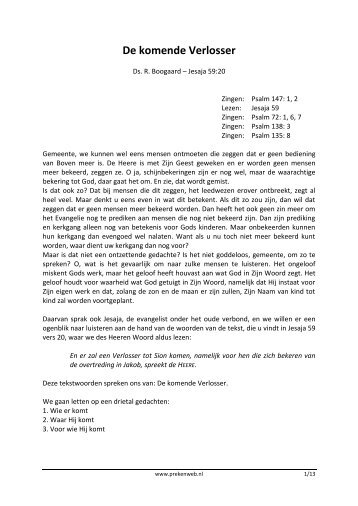 Download preek - PrekenWeb