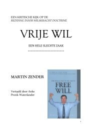 Martin Zender, vrije wil - Het Beste Nieuws