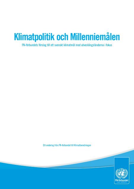 Klimatpolitik och Millenniemålen