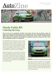 Autozine - Skoda Fabia RS