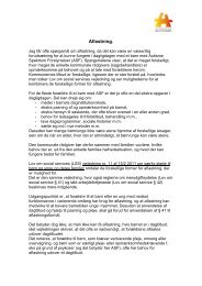 Aflastning, ændret - Landsforeningen Autisme