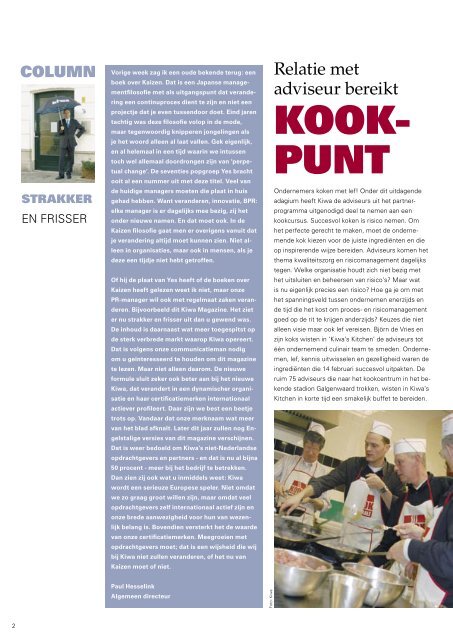 Kiwa Magazine maart 2007