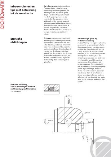 Inbouwruimten (PDF, 138 Kbyte) - Dichtomatik