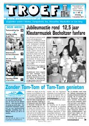 Zonder Tom-Tom of Tam-Tam genieten - Weekblad Troef