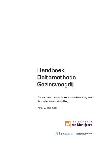 het handboek delta methode - Jeugdzorg en nu?