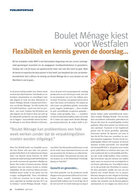 juni 2011 - Food en meat