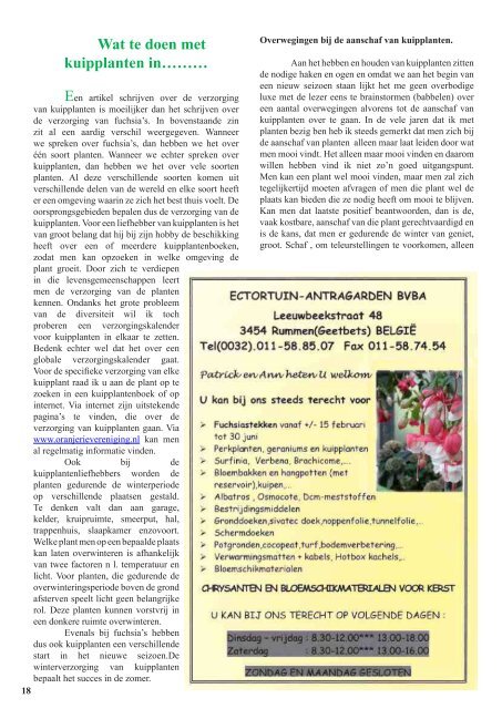 CultiVaria nummer 1 / 2012 - Verenigde Fuchsia en Kuipplanten ...