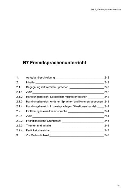 Rahmenplan Grundschule Hessen
