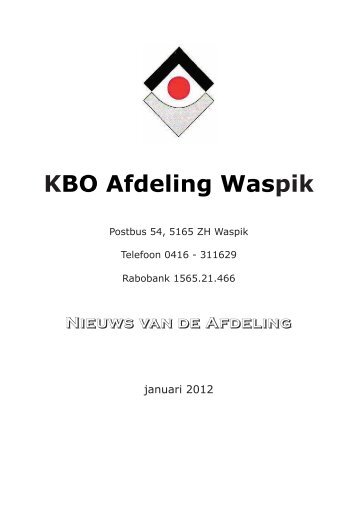 KBO Afdeling Waspik - KBO Waspik