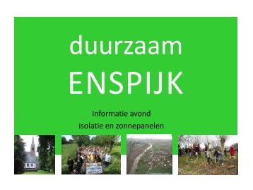 Introductie Enspijk Duurzaam