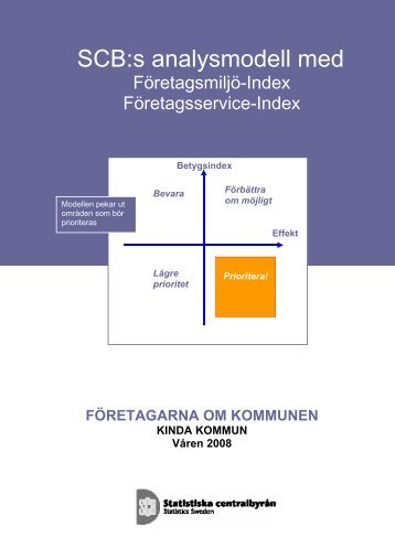 SCB:s analysmodell med (pdf) - Statistiska centralbyrån