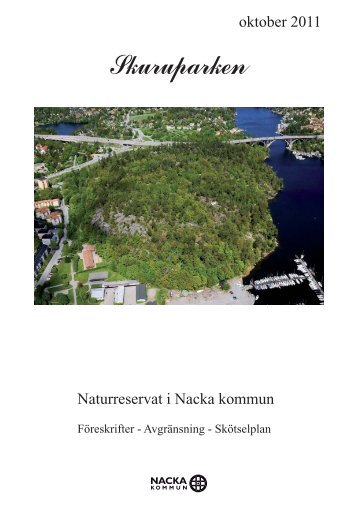 SKURUPARKEN naturreservat 1110.indd - Nacka kommun